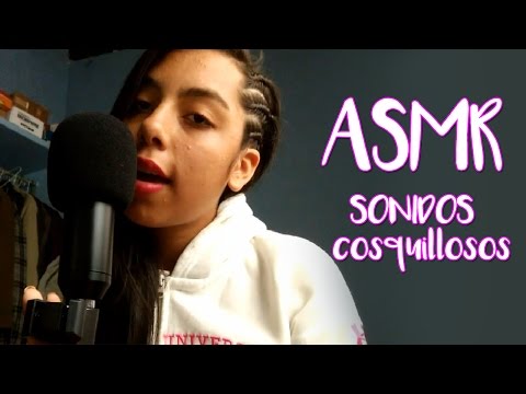 ASMR ESPAÑOL ❤ Sonidos Cosquillosos ❤ Mouth sounds, Eating sounds, Water sounds y mas...