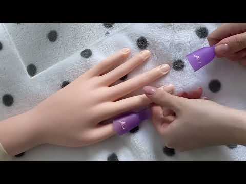 ASMR Doing your nails | Nail polish painting and manicure