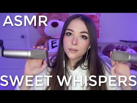 |ASMR| Positive Affirmations, Sweet Whispers (Dual Microphone)