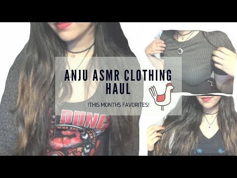 ASMR Try-On Clothing Haul (This Months Favorites) 💗