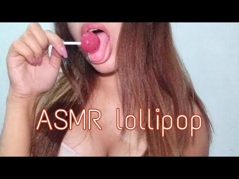 teen licking lollipop ASMR
