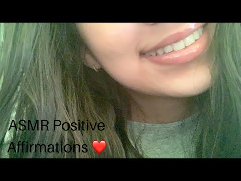 ASMR Positive Affirmations/Whisper Ramble