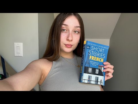 ASMR | Reading in FRENCH 📖🩵 (Whisper & Page Turning)