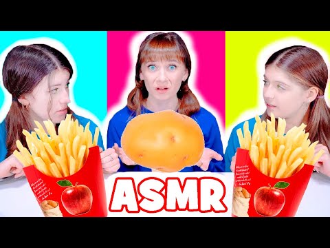 ASMR Real Food VS Fake Food VS Funny Food Eating Sounds