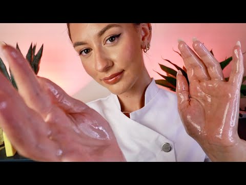 ASMR FULL BODY Massage Spa Roleplay ✨ relaxing oil layered sounds and personal attention for sleep
