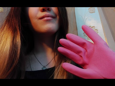 ASMR Latex, Rubber and Cellophane Gloves & Gloves With Lotion & Fast Hand Movements (No Talking)