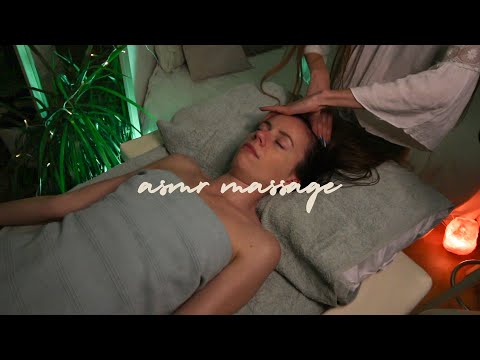 getting pampered by my best friend | ASMR MASSAGE | no talking