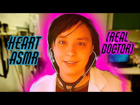 ASMR Heart Exam and Chest Pain Talk (With real physician)