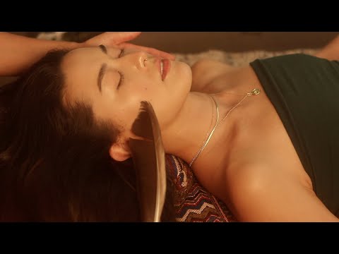 [ASMR] Gua Sha Massage & Energy Cleansing with Ediya (Real Person)