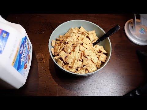 Cinnamon Toast Crunchy Cereal ASMR Eating Sounds