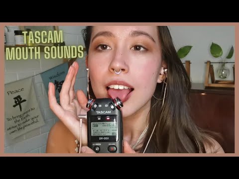 ASMR Heaven: 8 MINS of Ear lick, Clicky whispers, unintelligible, WET MOUTH SOUNDS