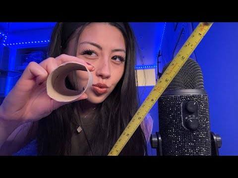 ASMR scanning, examining and measuring you!! LOTS OF PERSONAL ATTENTION (fast & aggressive)