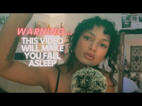 [ASMR] This Video Will Make You Fall Asleep (deep mic sounds, inaudible whispers + other triggers)