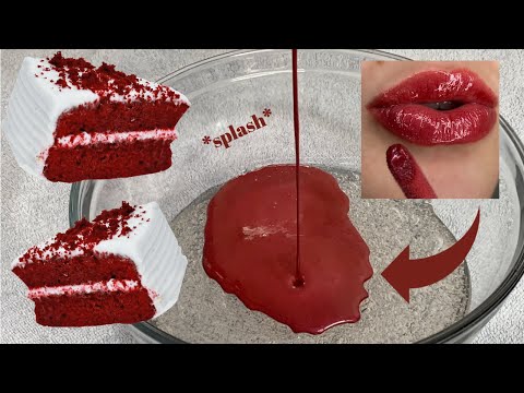 [ASMR] Making Red Velvet Lip Gloss | Naughty