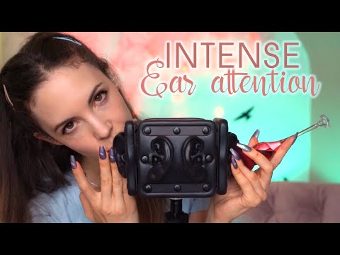 ASMR INTENSE EAR ATTENTION - When you NEED Tingles (Ear Triggers & Mouth sounds)