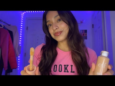 ASMR - doing your makeup in 10 minutes💄| tapping,mic brushing,👄sounds