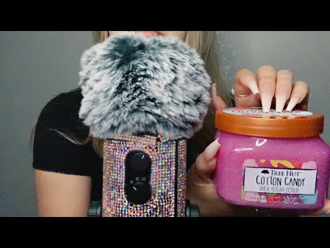 ASMR tapping & scratching on random items with long a$$ nails 😴