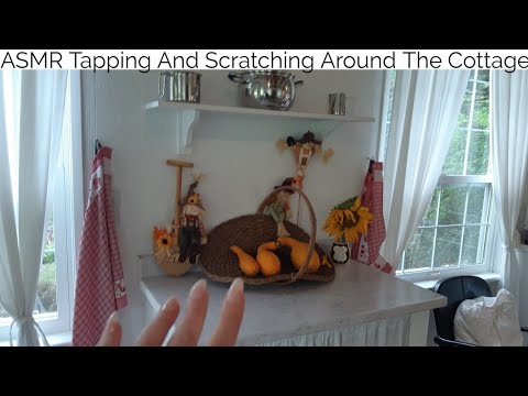 ASMR Tapping And Scratching Around The Cottage