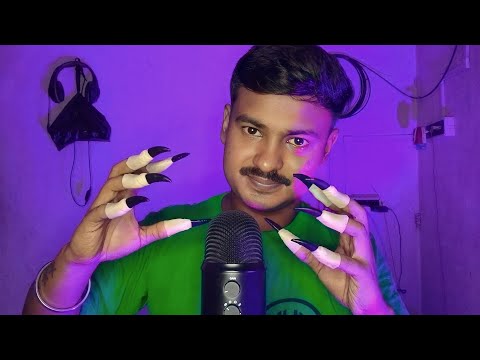 ASMR||Blue Yeati microphone Triggers (Tapping, Scratching, Massage)