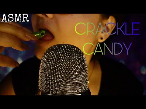 ASMR CRACKLE CANDY MOUTH SOUNDS (relaxing Pop Rocks sound)
