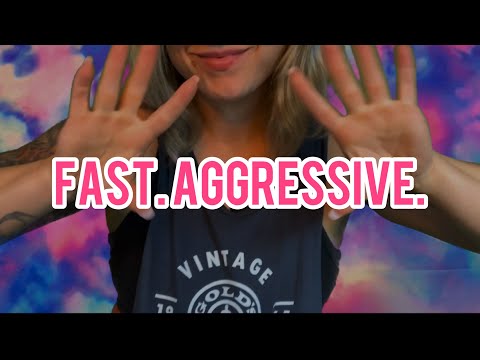 fast & aggressive asmr no talking: tingly triggers for Maria✨ (scalp massage, camera tapping+)