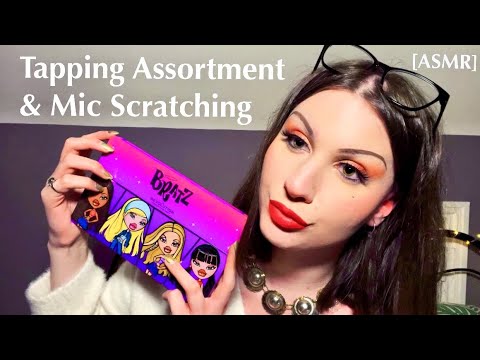 ASMR | Tapping Assortment With My Long Nails & Mic Scratching 💅🏼 (Glass, Plastic & Metal Sounds)