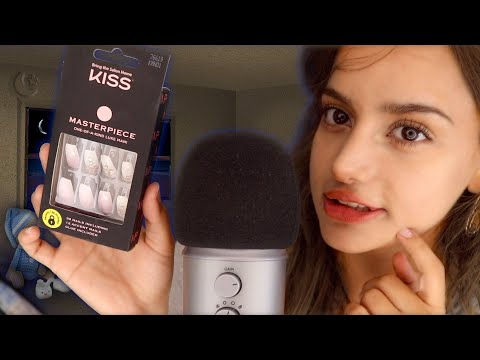 ASMR Doing My Nails + Gum Chewing