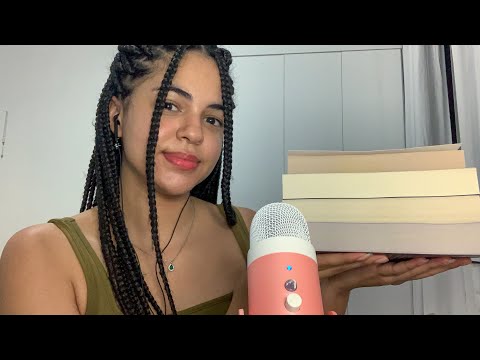ASMR book haul 📖 | clicky whispers, book tapping