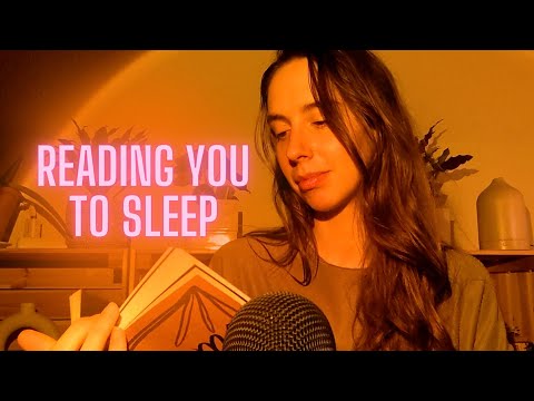 ASMR | Reading you to sleep | Soft whispers | Tingels down your back