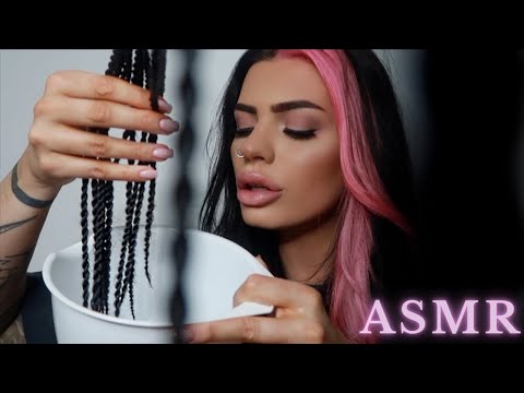ASMR Taking Care Of Your Twist Braids 💕 (personal attention roleplay)