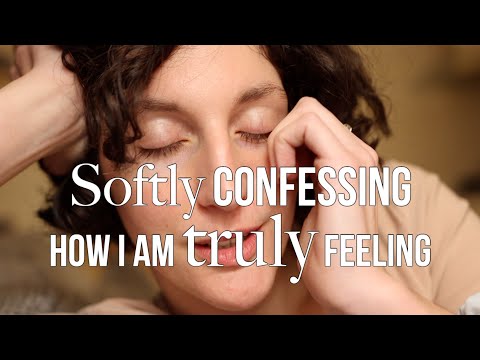 [ASMR] Softly confessing how I am TRULY feeling💗 (soft spoken, whispered, French accent, personal ✨)