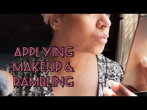 ASMR Applying Makeup & Rambling
