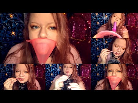 ASMR Funnel Licking/Kissing| Tube Mouth Sounds|Spoolie|Straw || Epic Mouth Sounds (No Talking) 💋😜