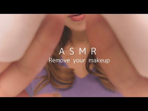 【ASMR】後輩のメイクを完璧に落としてケアする先輩 ロールプレイ -A Senior Perfectly Removing Your Makeup RP