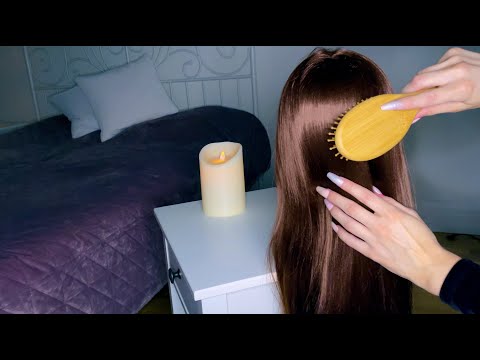 ASMR Hair Brushing, Combing & Scalp Massage 💆🏻‍♀️ For Deep Sleep