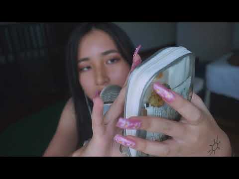ASMR Different Texture Tapping with Longass Nails