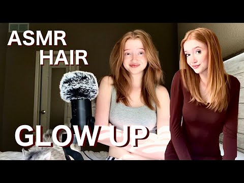asmr HAIR GLOW UP