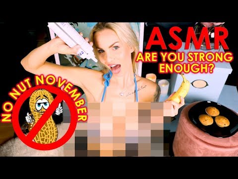 ASMR No Nut November Challenge 🚫🥜 Are you strong enough ❓English Whispering 🐿