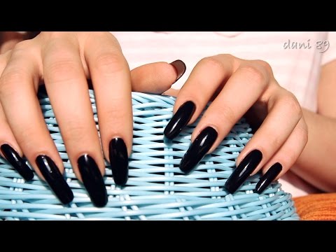 ASMR: SCRATCHING with my dark natural nails ♥