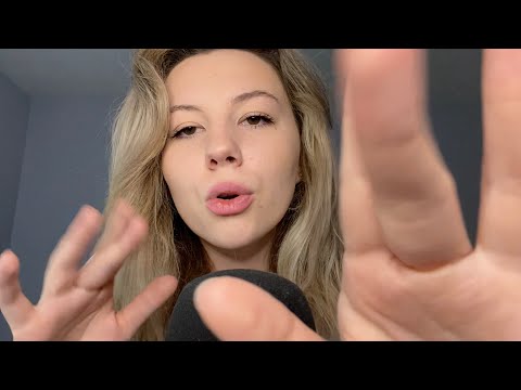 ASMR Fast And Aggressive Mouth Sounds 👄, Trigger Words, Hand Movements  (gooodgoodgood)