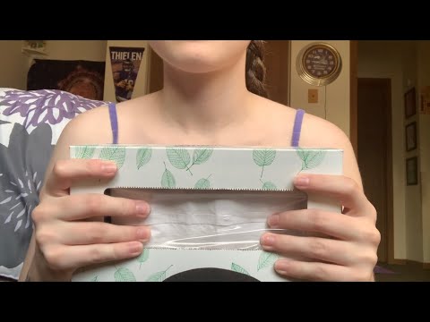 Tissue Box ASMR: Grasping, Tapping, Scratching, Tracing, Crinkles | No Talking