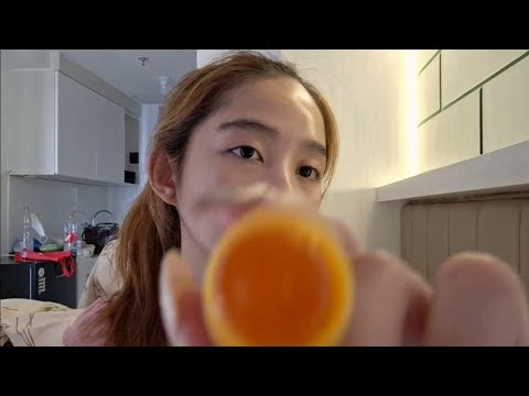 ASMR spit painting with push pop candy 🤭 SUPER INTENSE MOUTH SOUNDS!