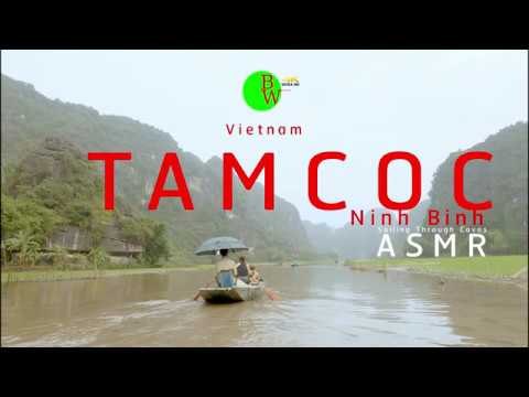 #ASMR [4K] Tamcoc Vietnam / Sailing Through the Caves