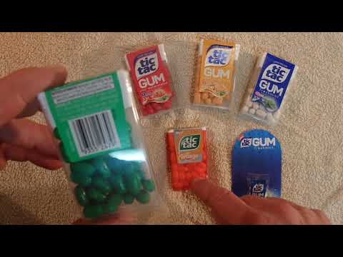 ASMR - Tic Tac Chewing Gum - Australian Accent - Showing & Describing Chewing Gum in a Quiet Whisper