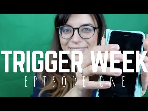 ASMR | TRIGGER WEEK | Ep. 1: Phone Tapping, Soft Speaking, Sticky Fingers