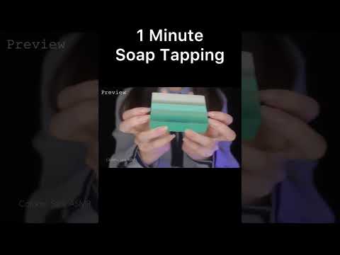 ASMR Satisfying 1 Minute Soap Tapping 🧼 #shorts