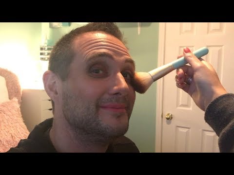 ASMR Doing My Dads Makeup! + Q&A