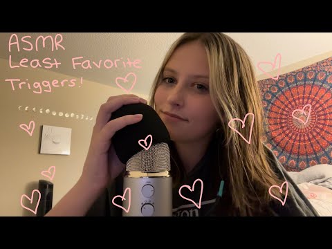 ASMR Doing My LEAST Favorite Triggers!