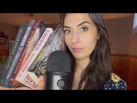 ASMR | Up Close Whisper & Triggers for sleep. 🌹 life update🌹 inaudible, tapping + BOOK  ASMR 📚