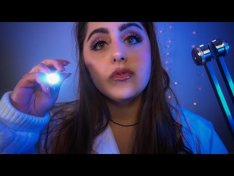ASMR | Full Body Physical Exam for Anxiety and Stress | Cranial Nerve, Ear & Eye Exam, Scalp Check